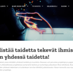 Kuvakaappaus Roso-kulttuuripajan sivustolta