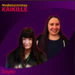 Kuvassa Minna Tikka-Lapveteläinen ja Tara Hagman