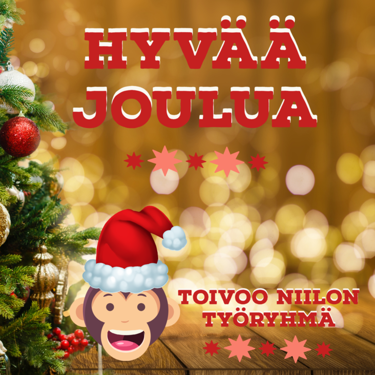 Hyvää joulua Niilolta
