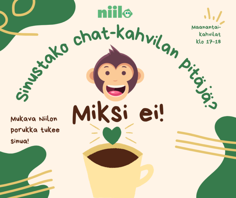Sinustako Niilon chat-kahvilan vetäjä?