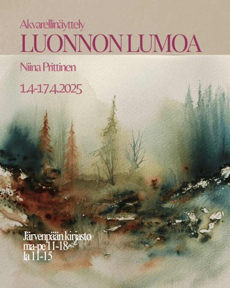 Akvarellinäyttely LUONNON LUMOA